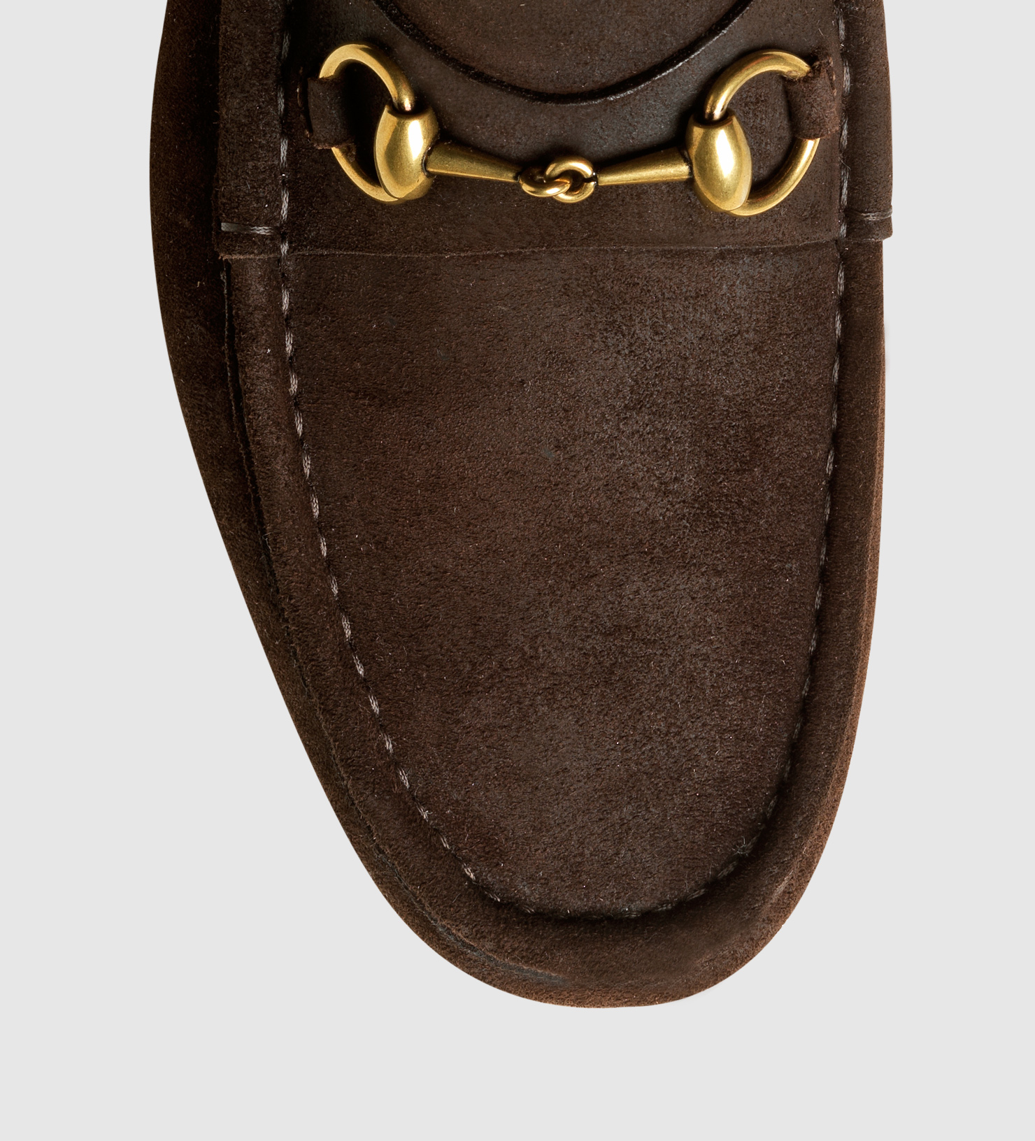 Gucci 1953 Horsebit Loafer In Suede In Brown For Men - Lyst