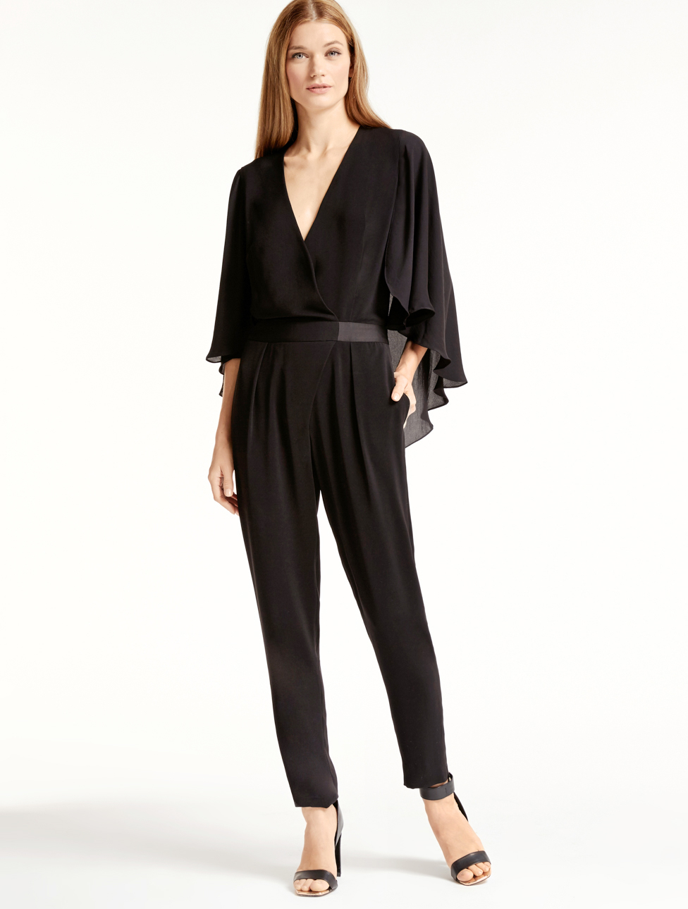 black flowy jumpsuit