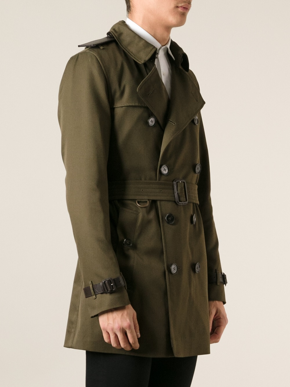 burberry trench green