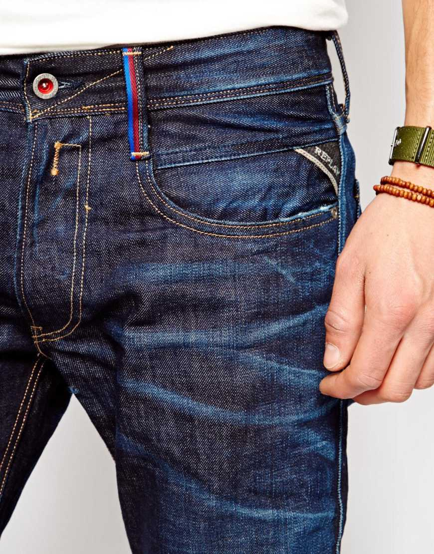Haven kousen laten vallen Replay Slim Fit Jeans Barcelona Fc Collection in Blue for Men | Lyst