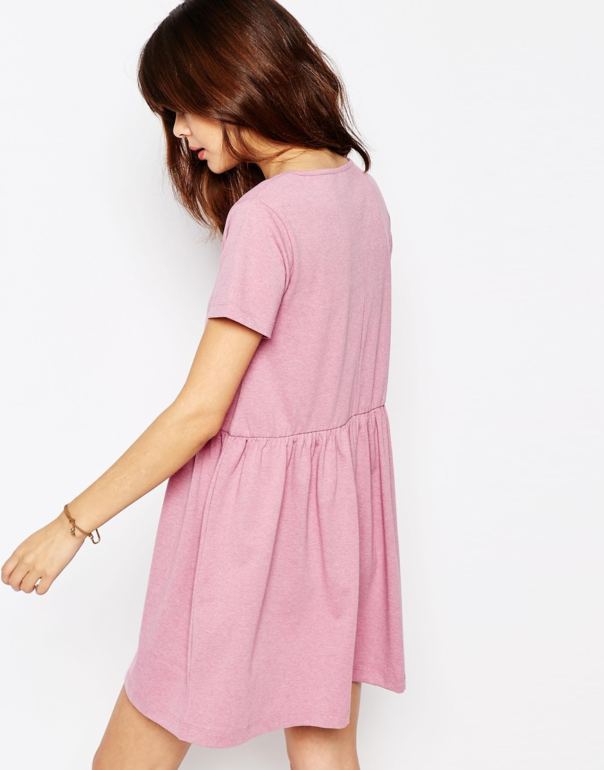smock dress pink