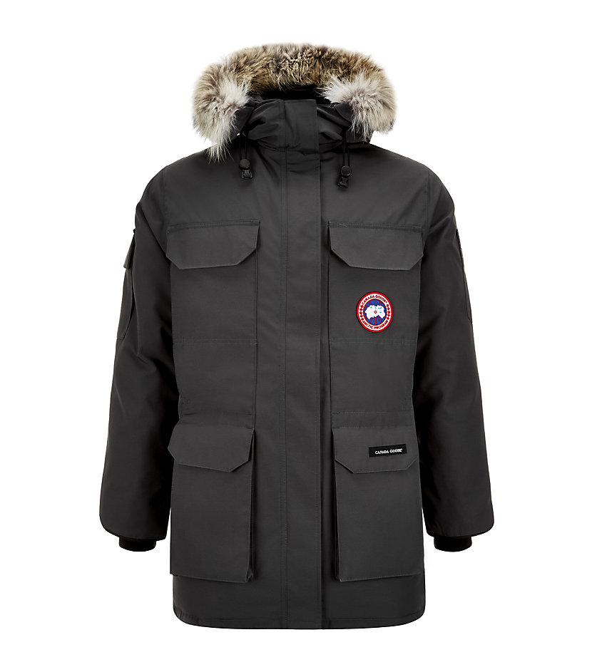 Canada goose Expedition Fur Hood Parka in Black | Lyst