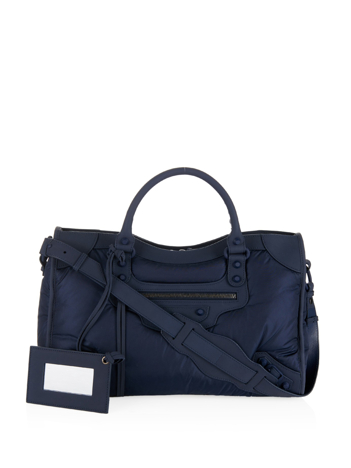 Balenciaga Classic City Nylon Bag in Blue | Lyst