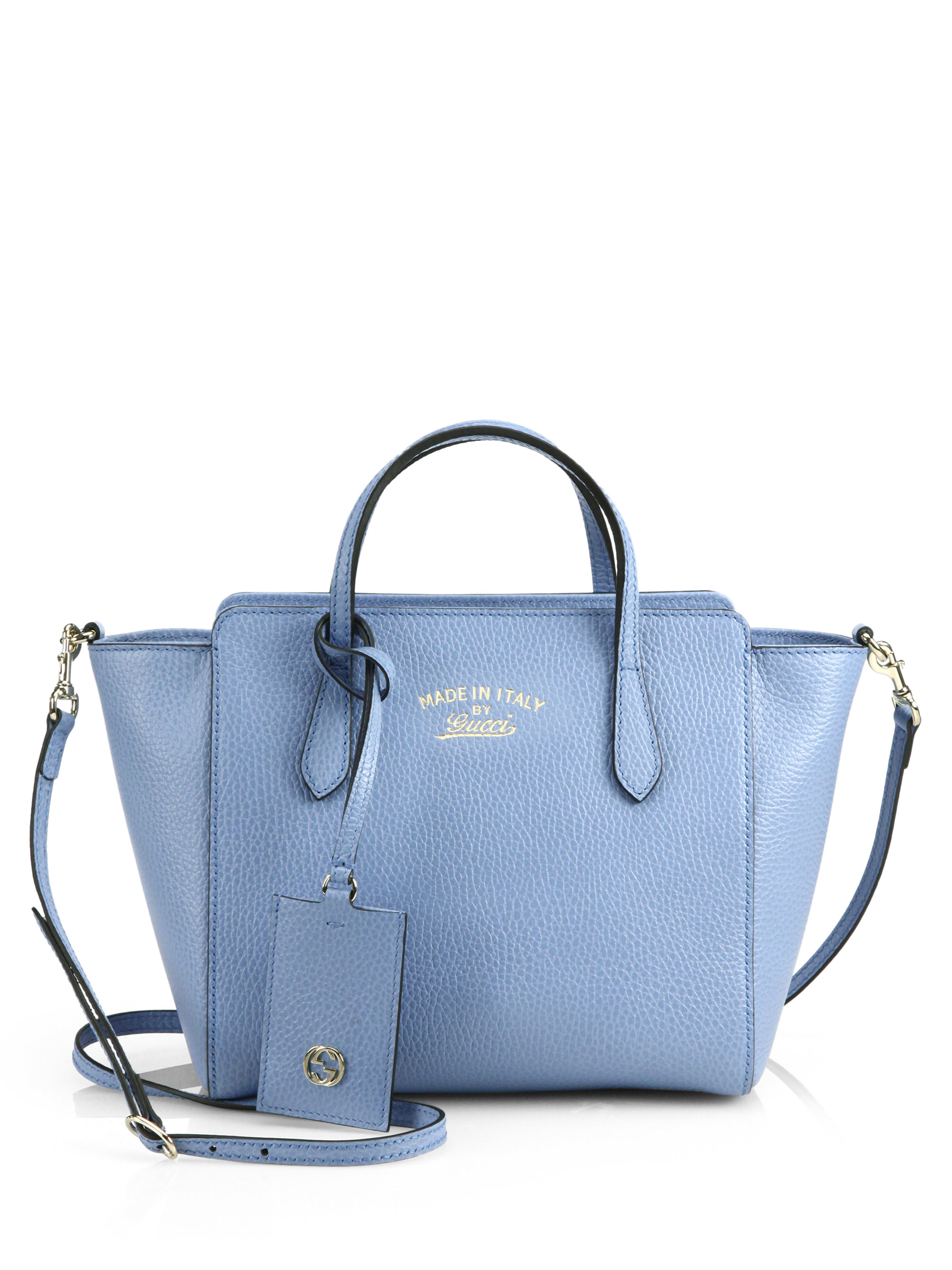 Gucci Swing Small Crossbody Bag in Blue (MINERAL BLUE) | Lyst