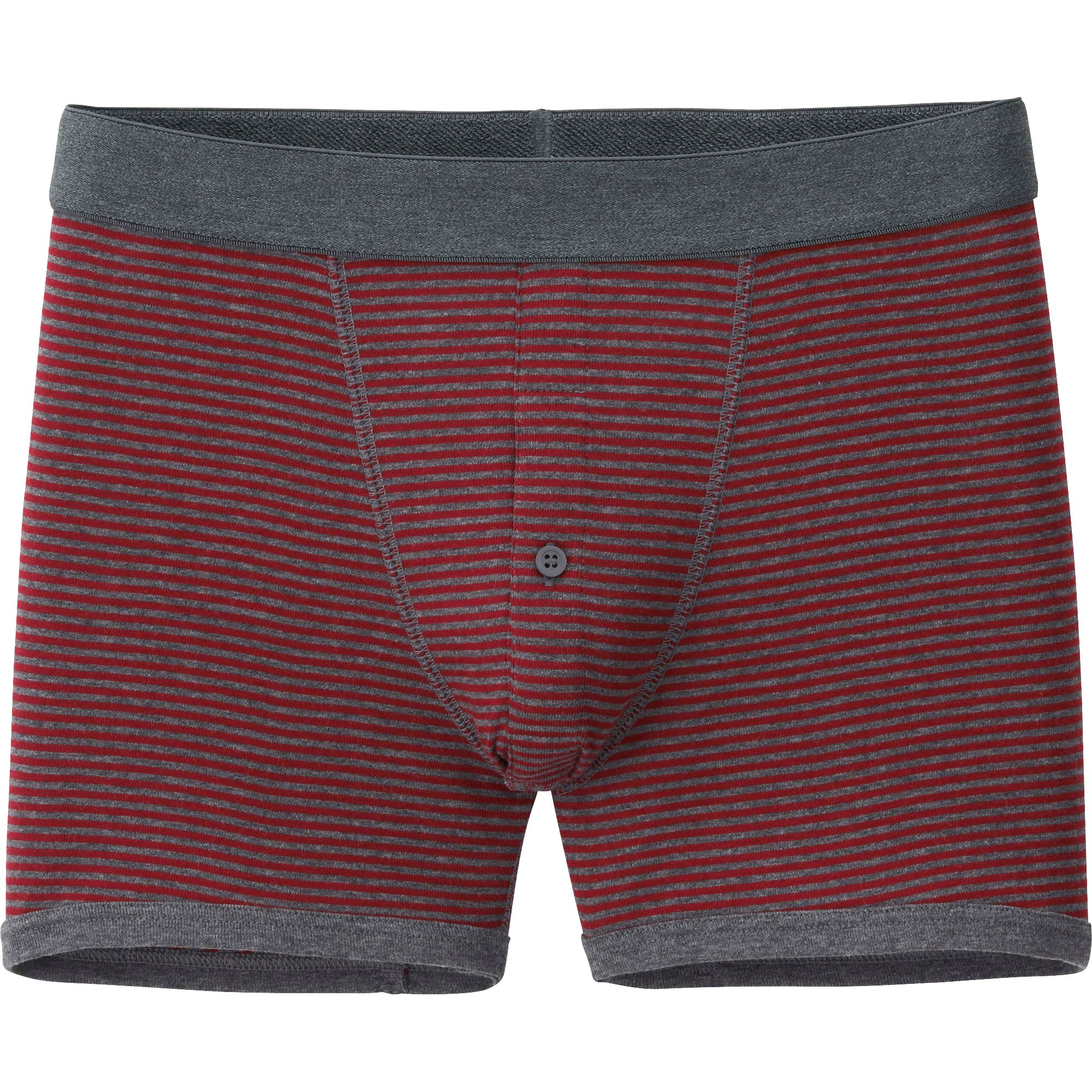 Uniqlo Men Supima Cotton Striped Boxer Briefs in Red for ...