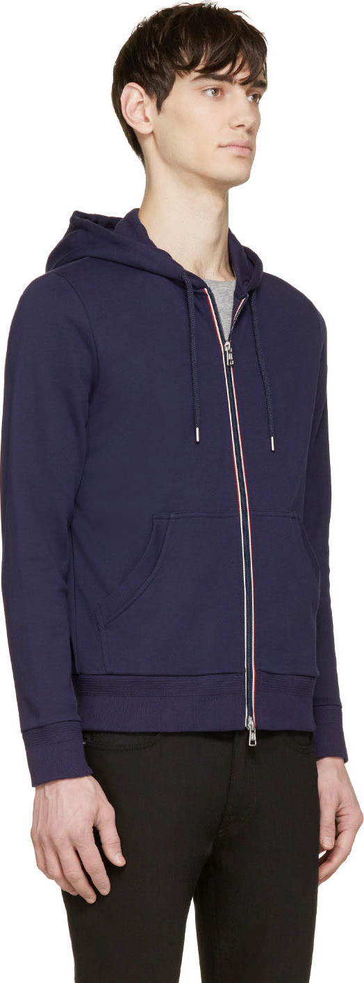blue moncler hoodie