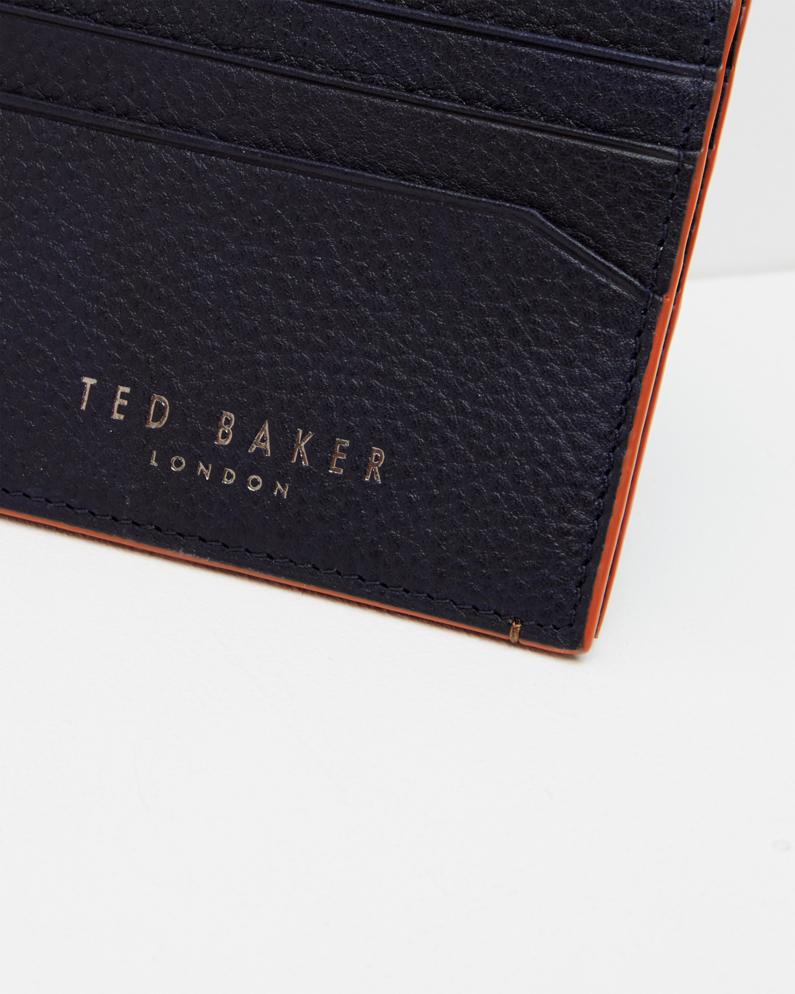 Ted Baker Contrast Edge Card Holder in Navy (Blue) for Men Lyst