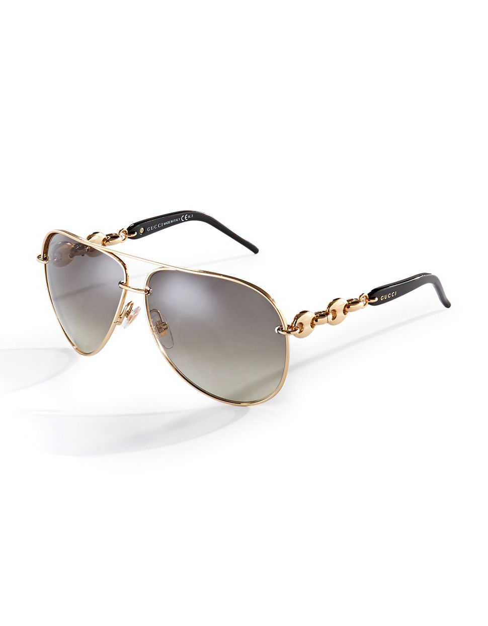 gucci gold sunglasses mens
