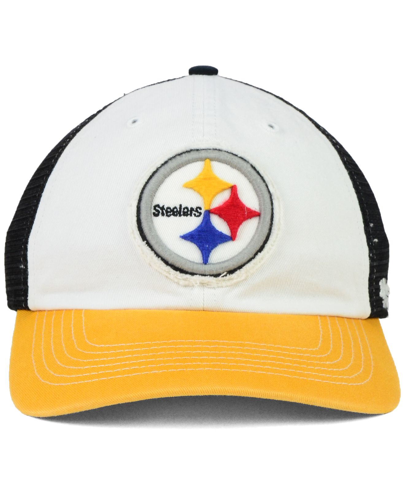 47 Brand Cotton Pittsburgh Steelers Privateer Closer Cap ...