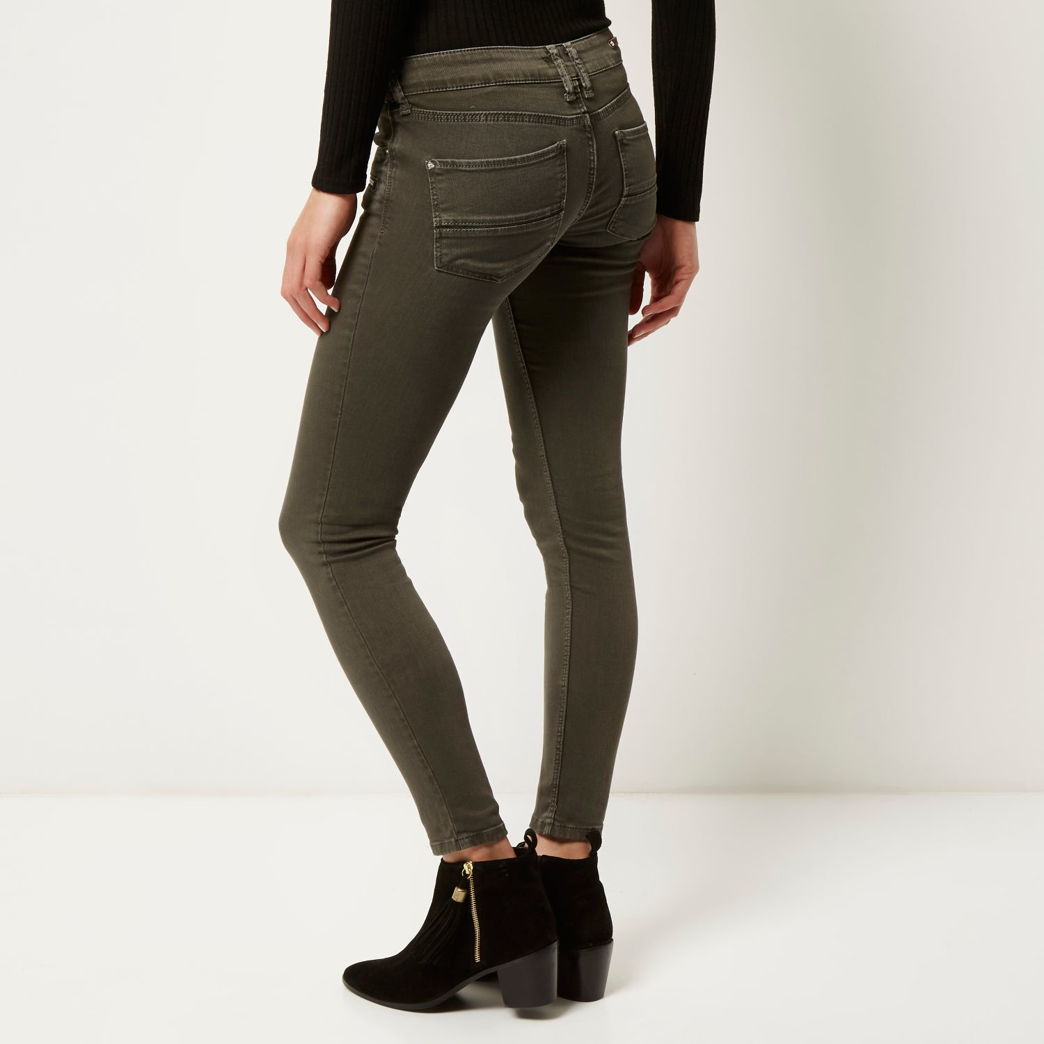 khaki jeans river island