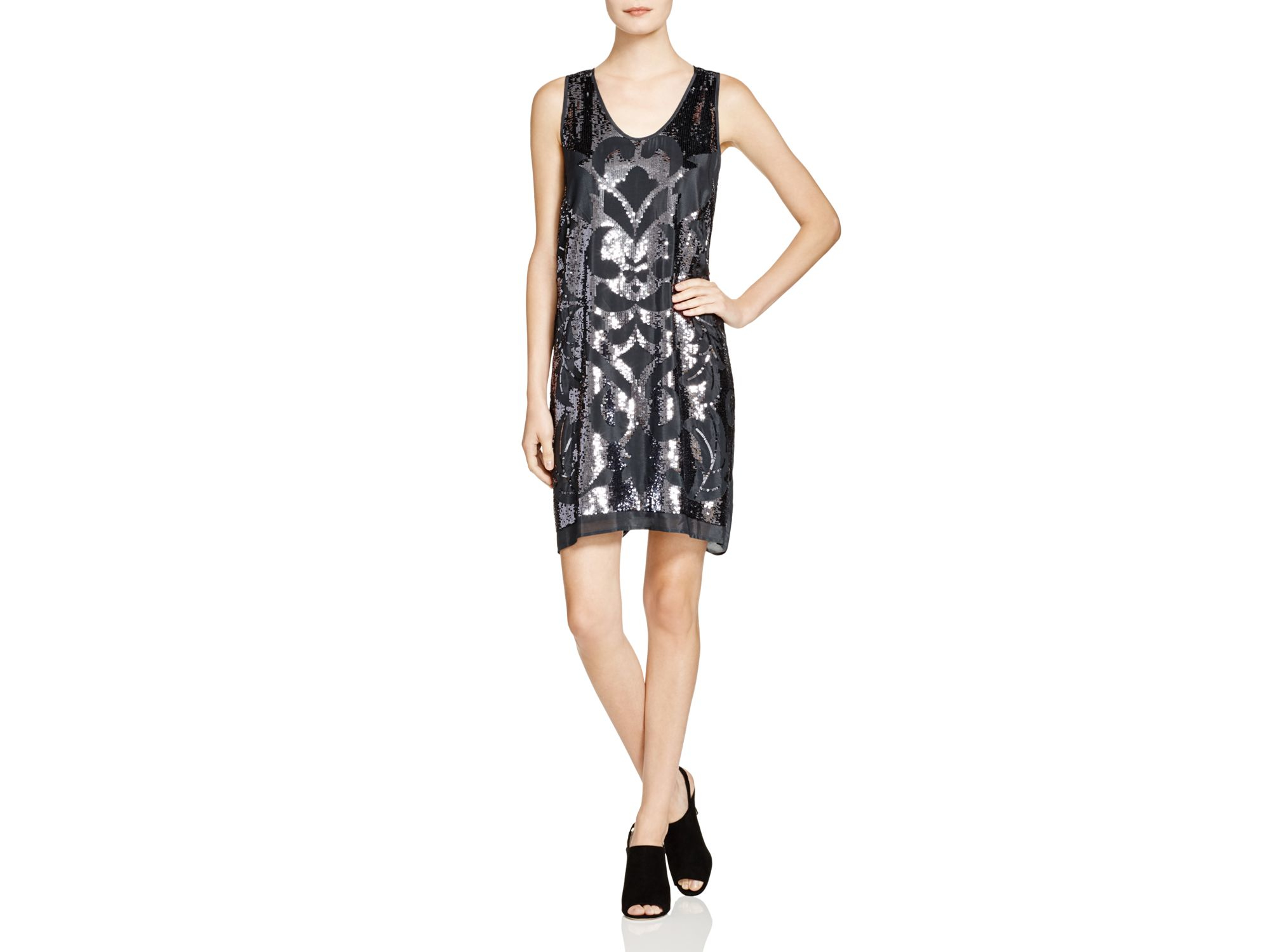 velvet by graham and spencer sequin dress