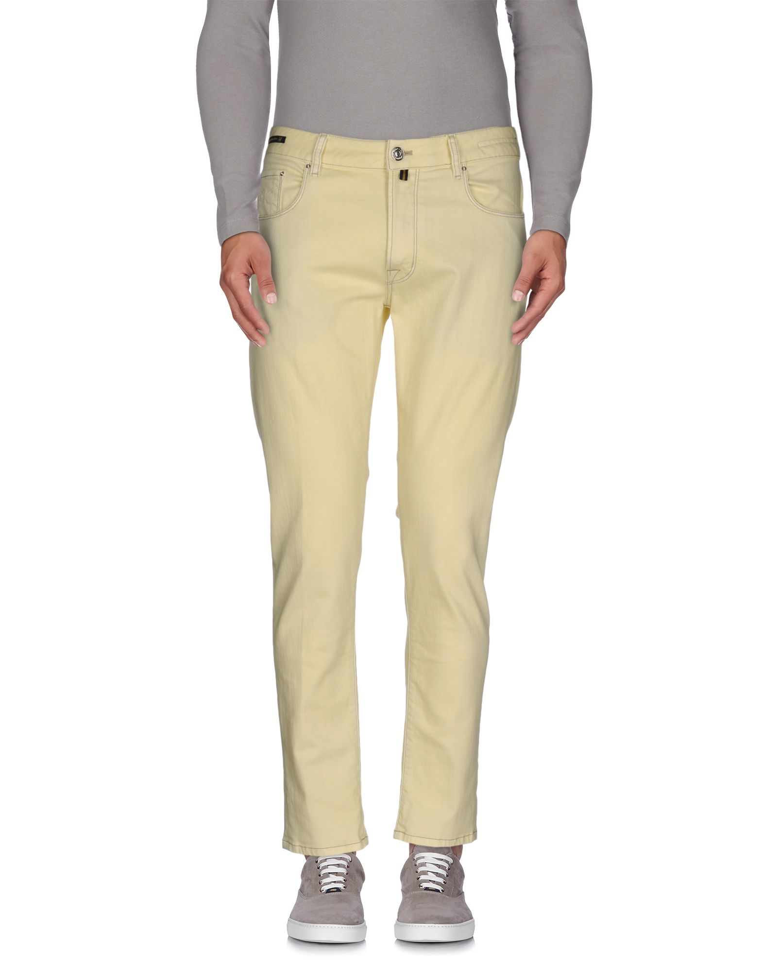 yellow plaid trousers