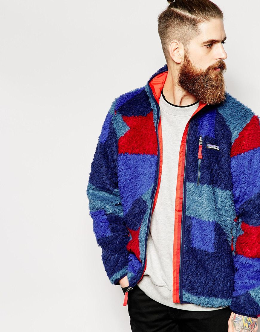 patterned patagonia fleece