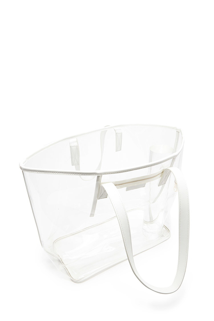 forever 21 clear tote bags