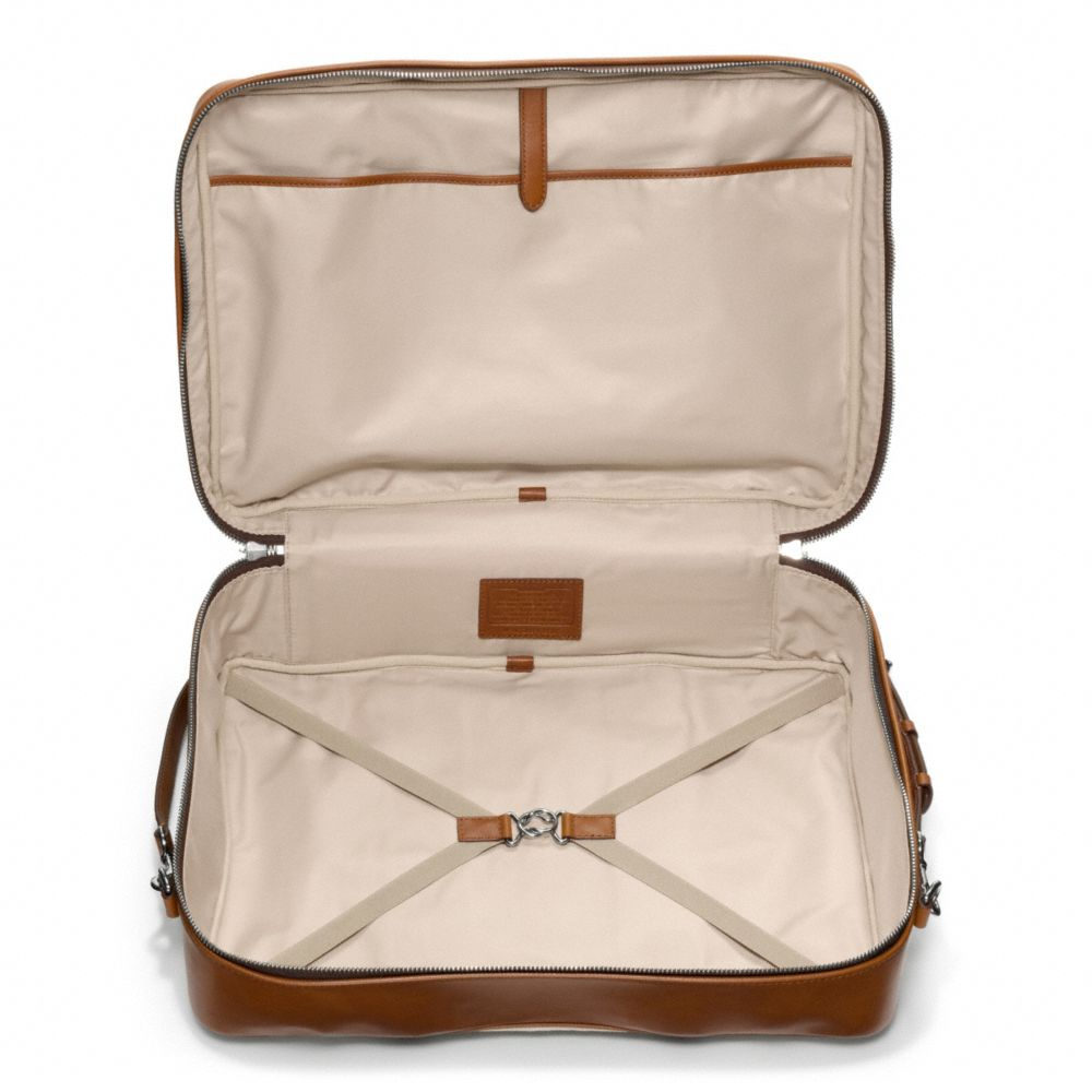 COACH Bleecker Canvas Suitcase in Natural for Men Lyst