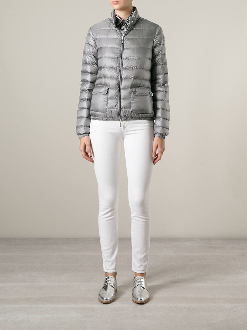 Moncler Lans Quilted Jacket in Grey (Gray) - Lyst