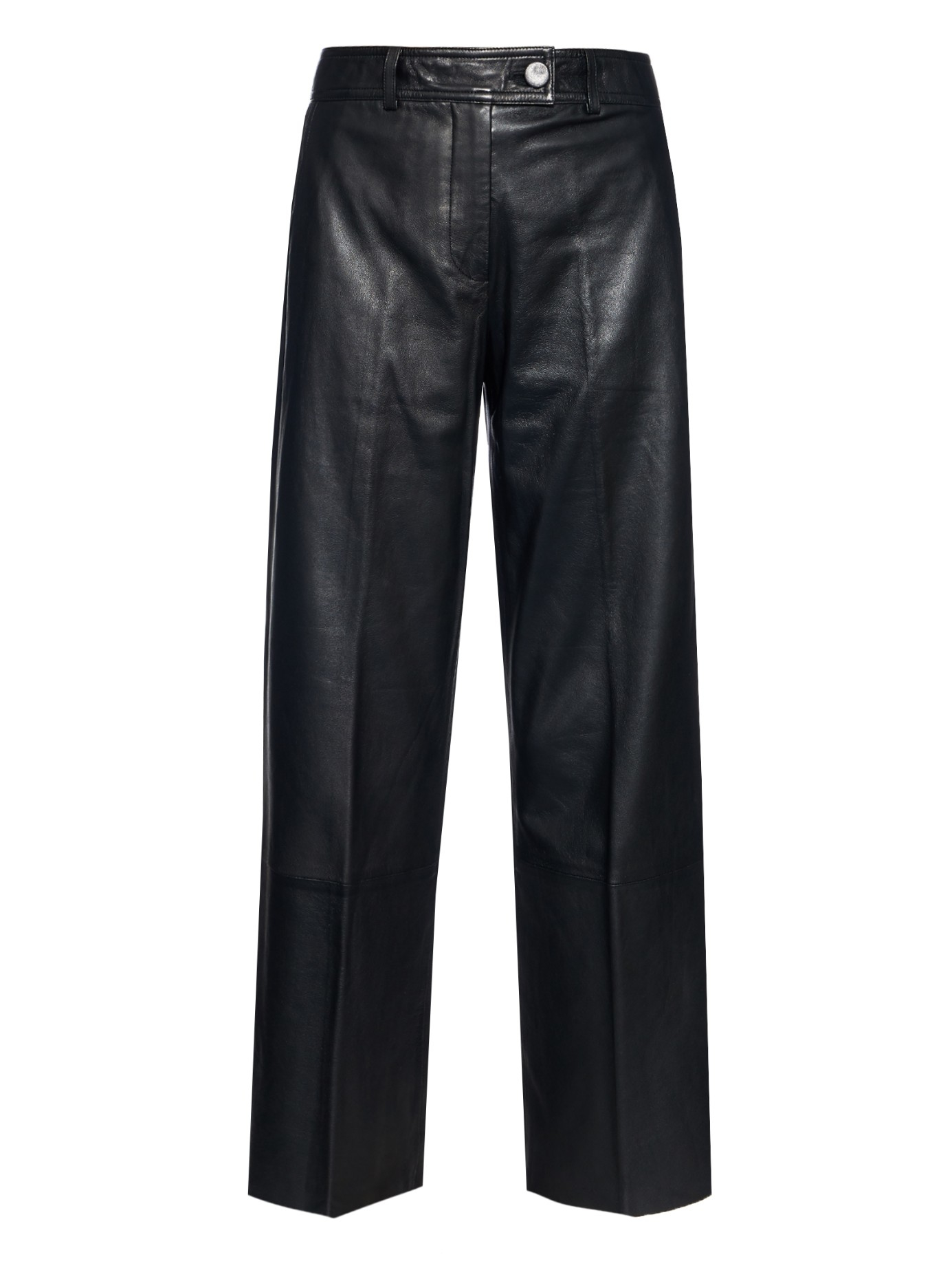 helmut lang cropped leather pants