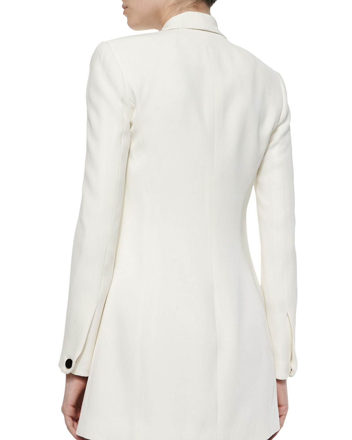 Lyst - Adam lippes Double-Breasted Jacket in White