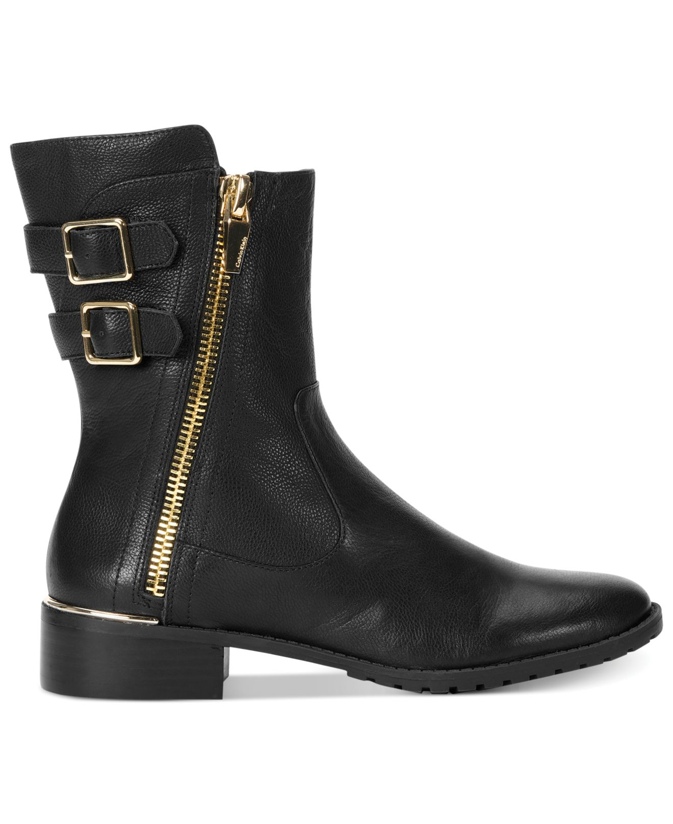 calvin klein moto boots