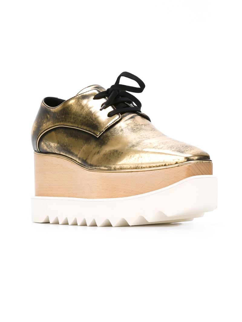 stella mccartney gold shoes