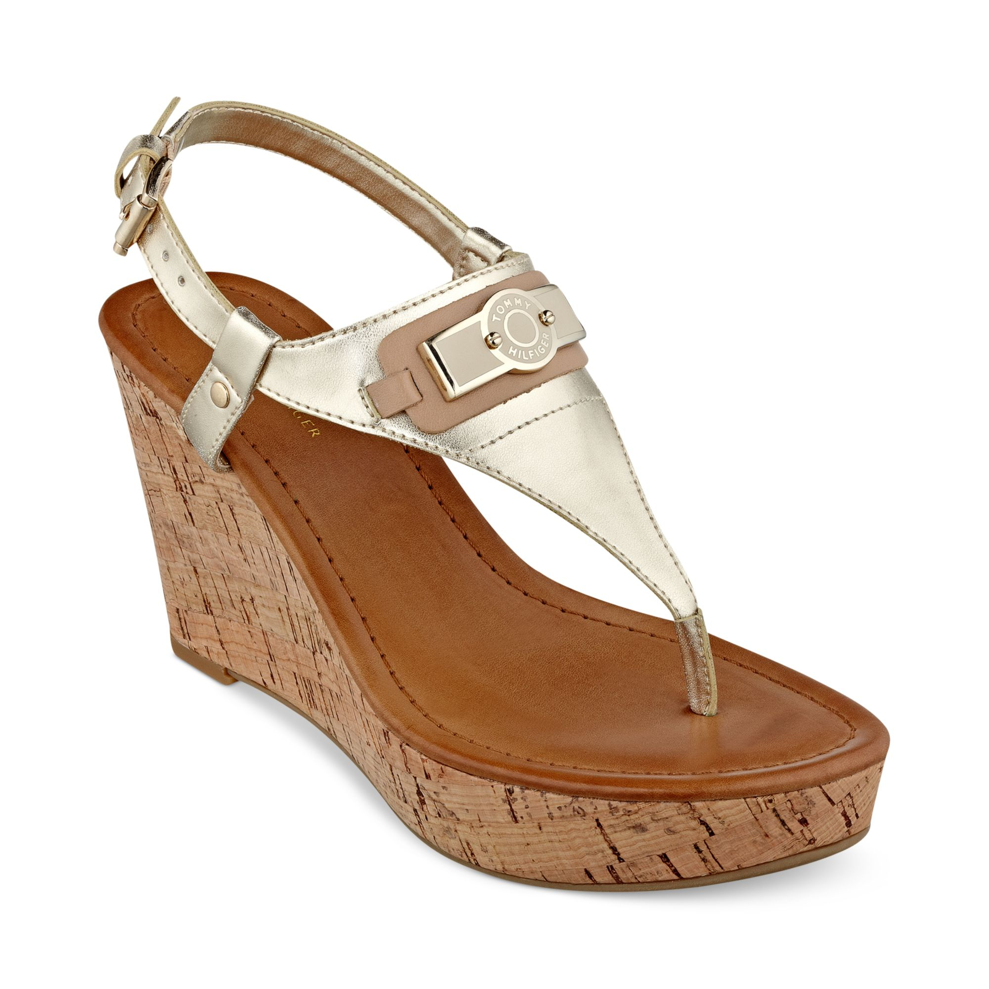 tommy sandals platform