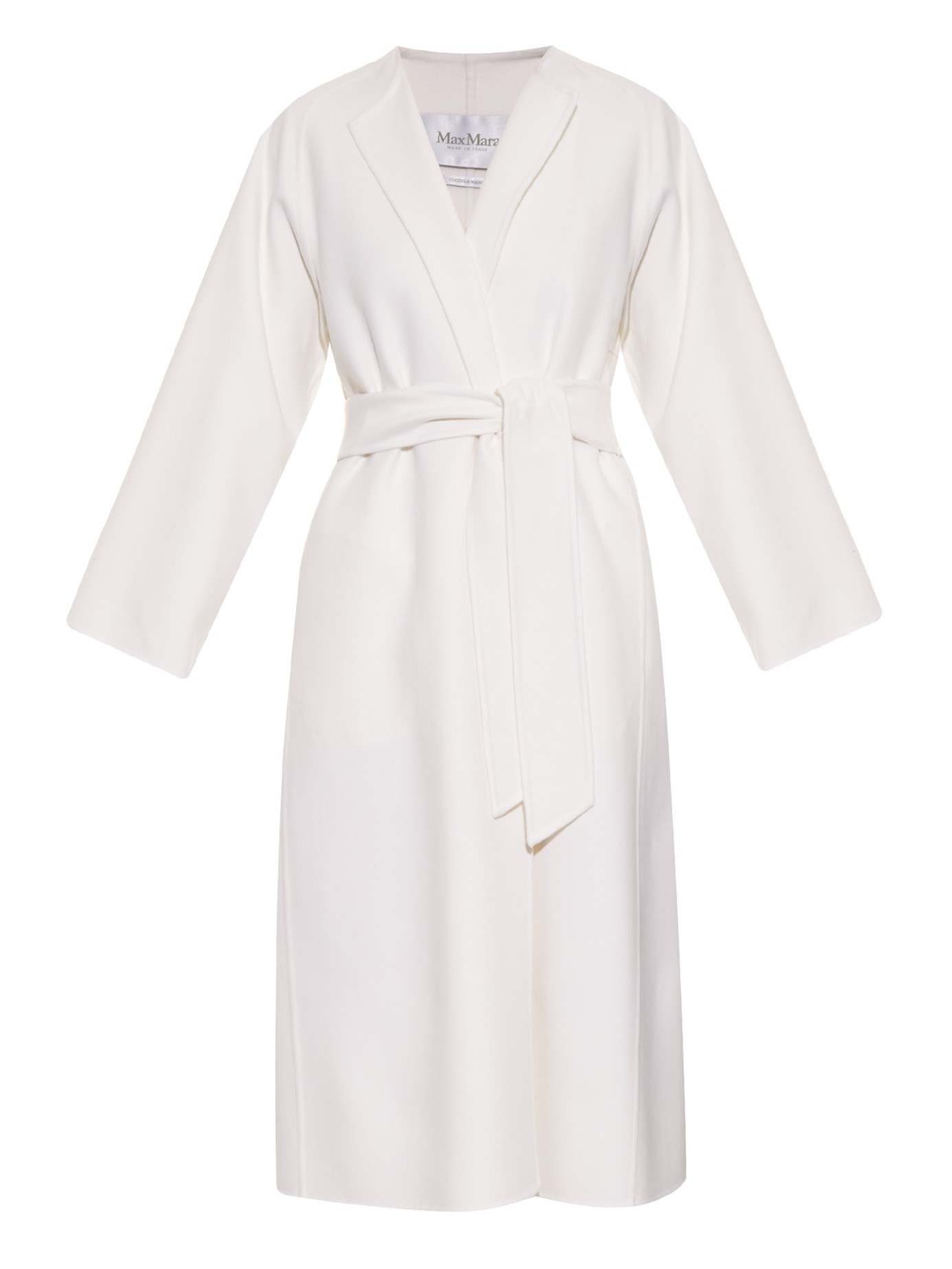 Max Mara Wool Emma Coat in White - Lyst