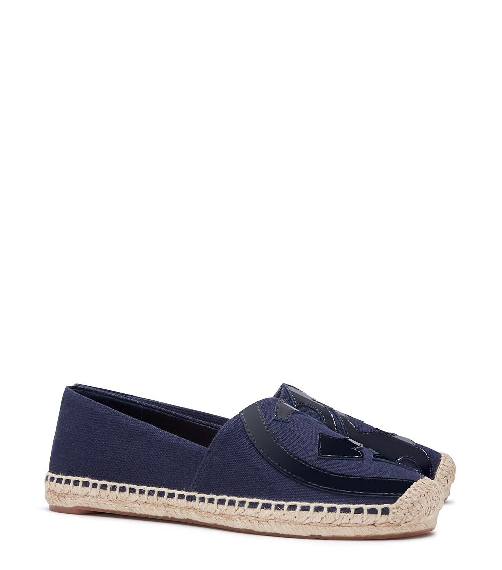 Tory Leather Lonnie Espadrille in Bright Navy (Blue) -