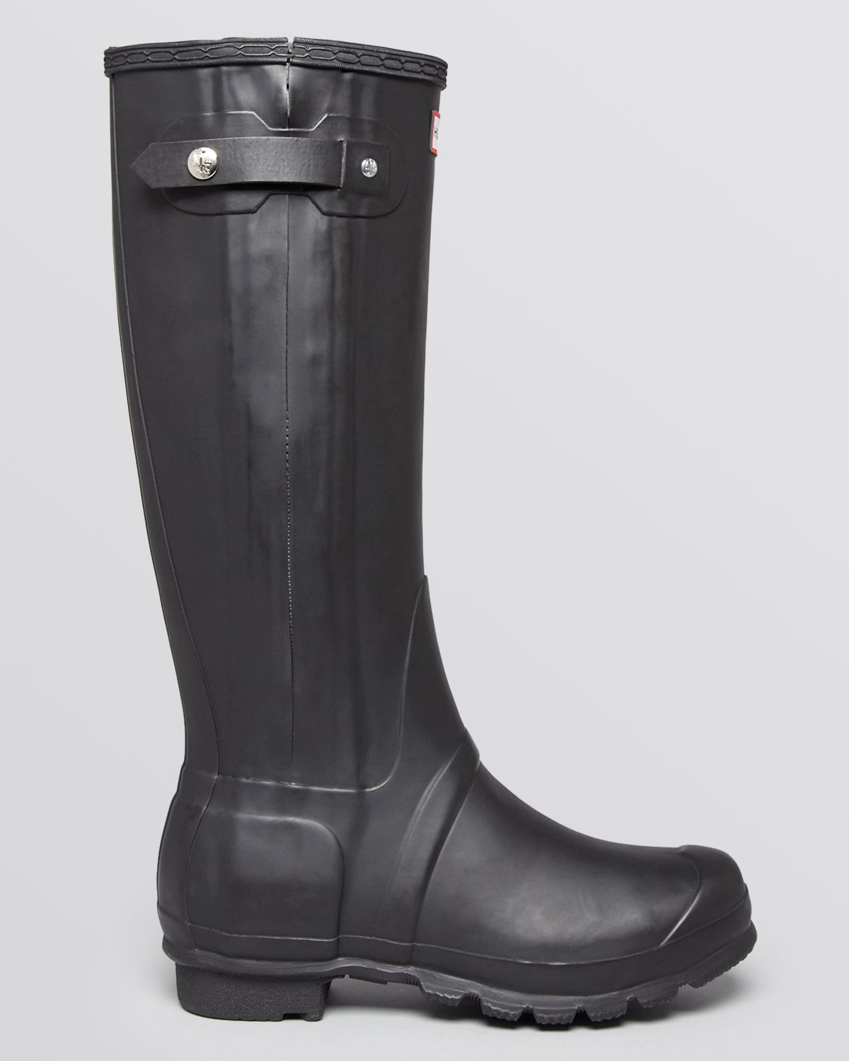 Lyst - HUNTER Rain Rain Boots - Original Slim Zip Textured in Black