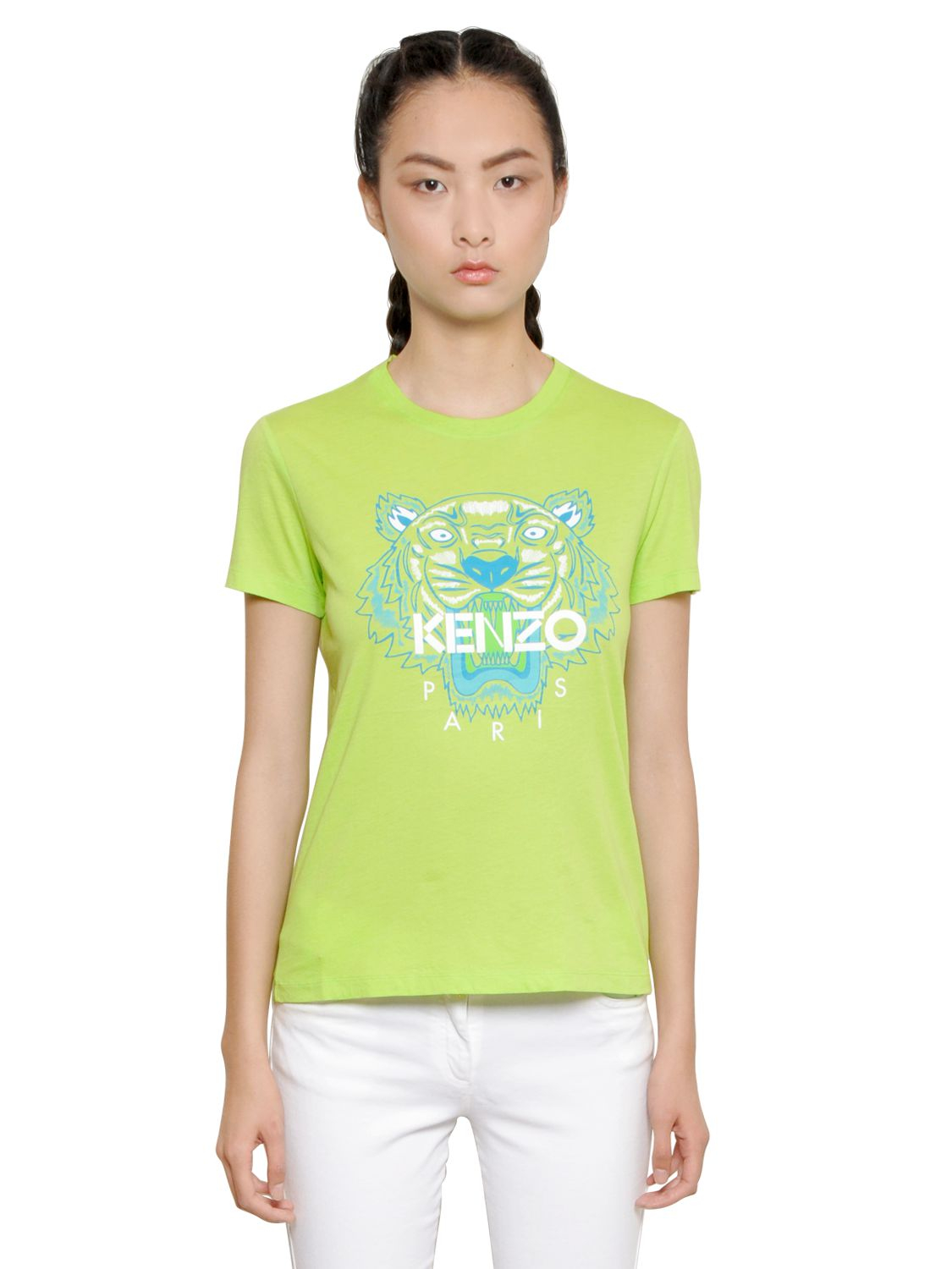 lime green kenzo shirt
