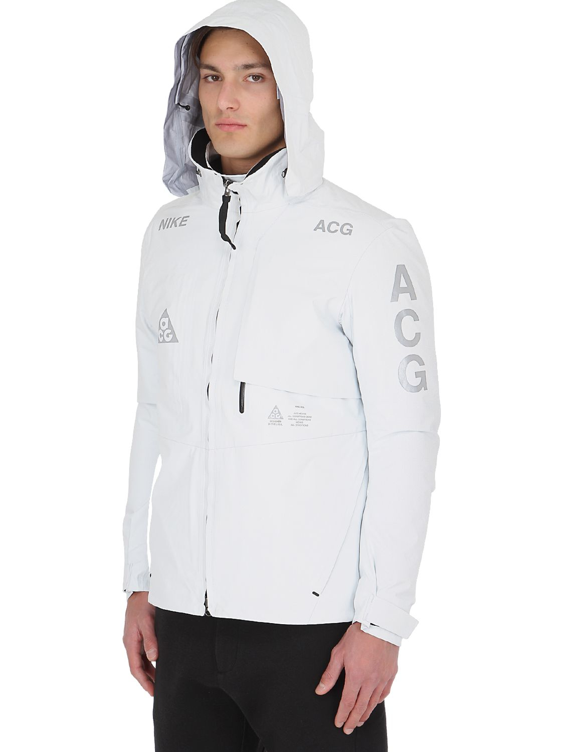 Nike Acg Gore-tex 2 In 1 System Shell Jacket in White for Men | Lyst