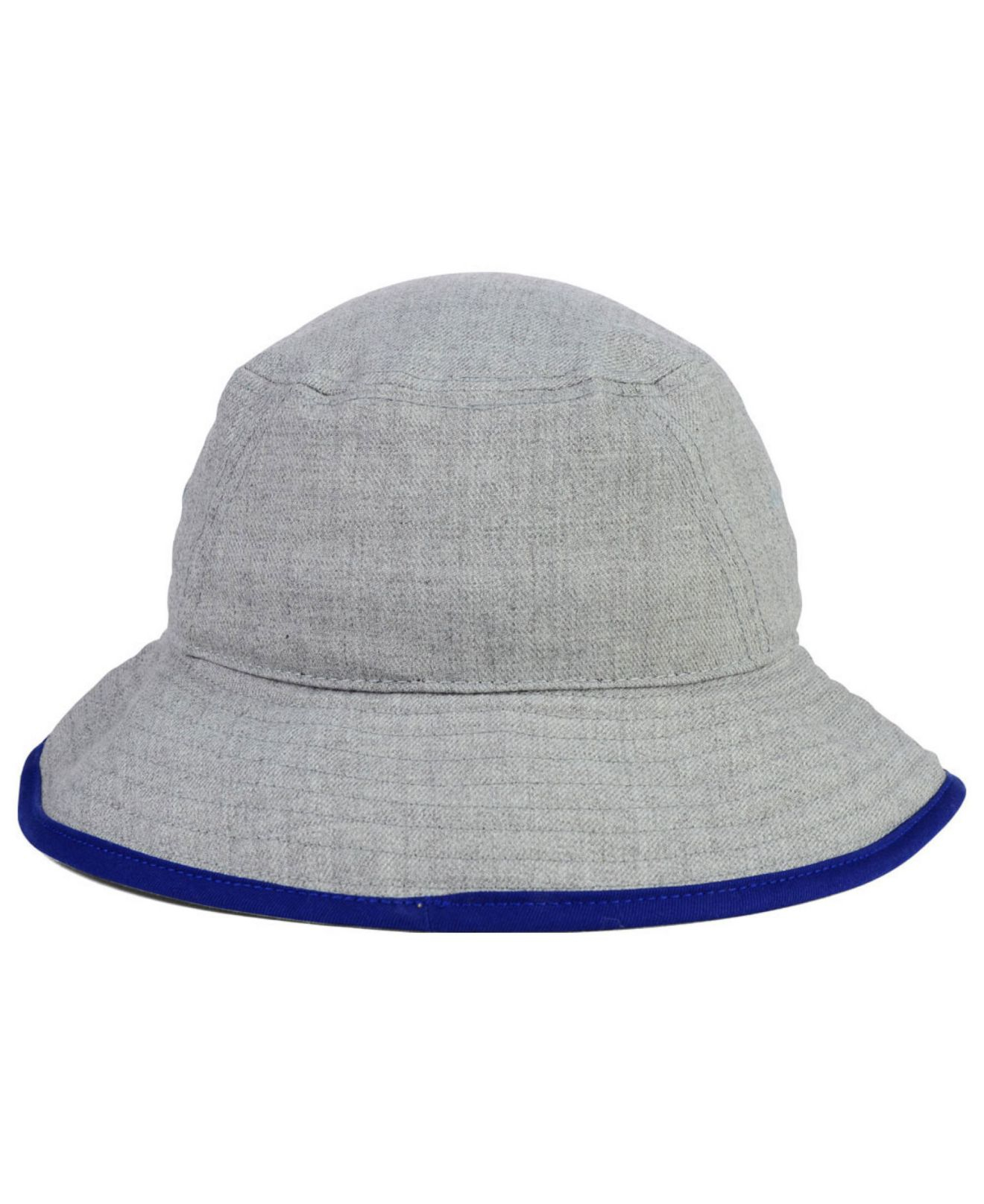 KTZ Toronto Blue Jays Heather Tipped Bucket Hat in Heather Gray (Gray