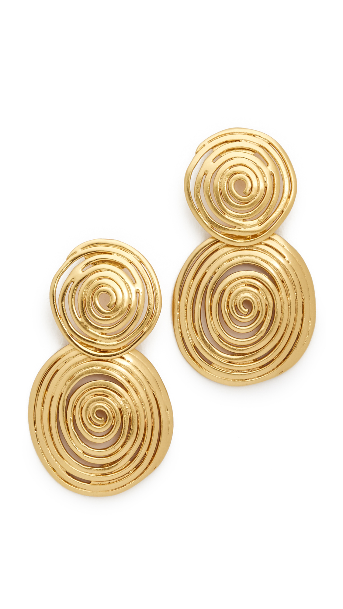 Gas Bijoux Wave Earrings in Gold (Metallic) - Lyst