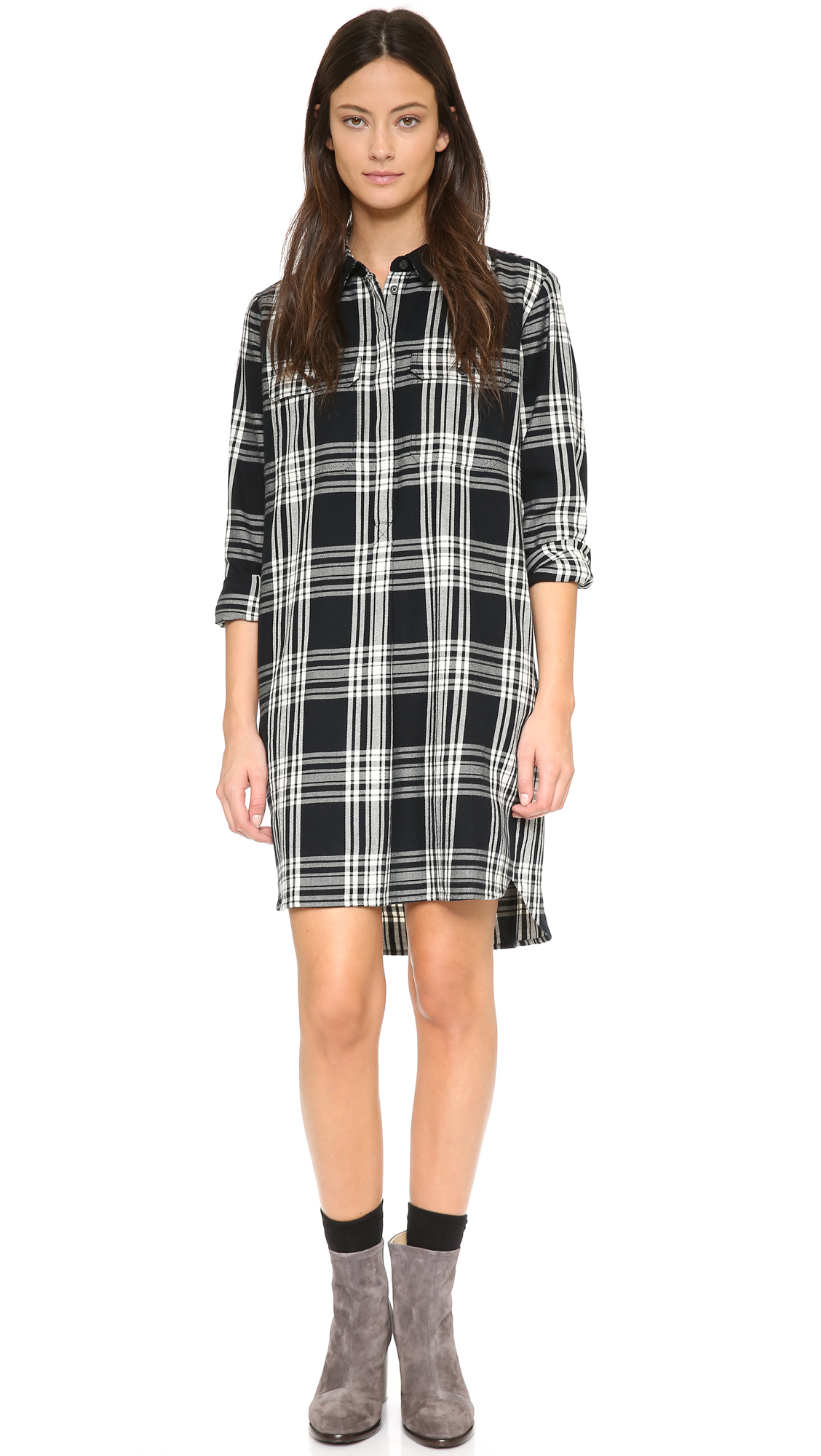Madewell Flannel Emi Double Weave Plaid 