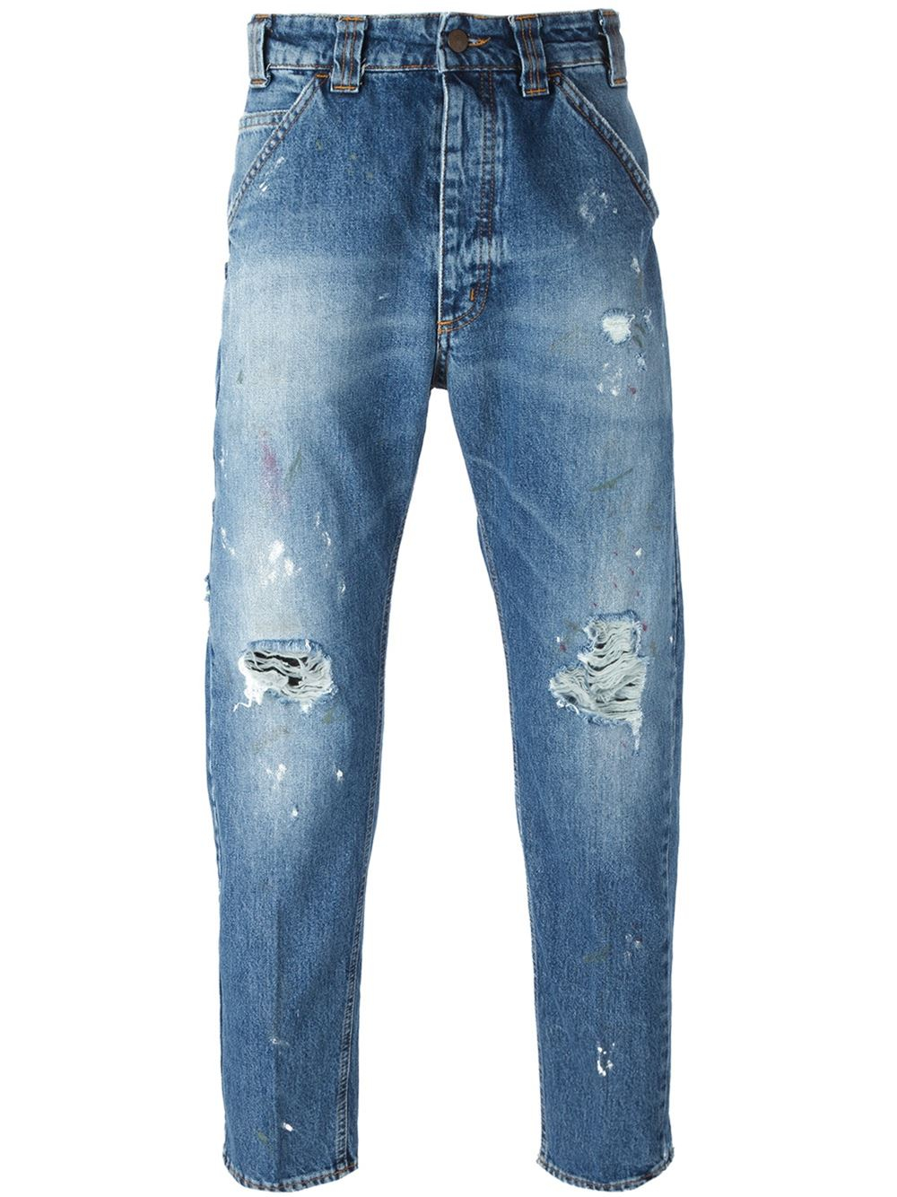 People Distressed Jeans in Blue for Men | Lyst