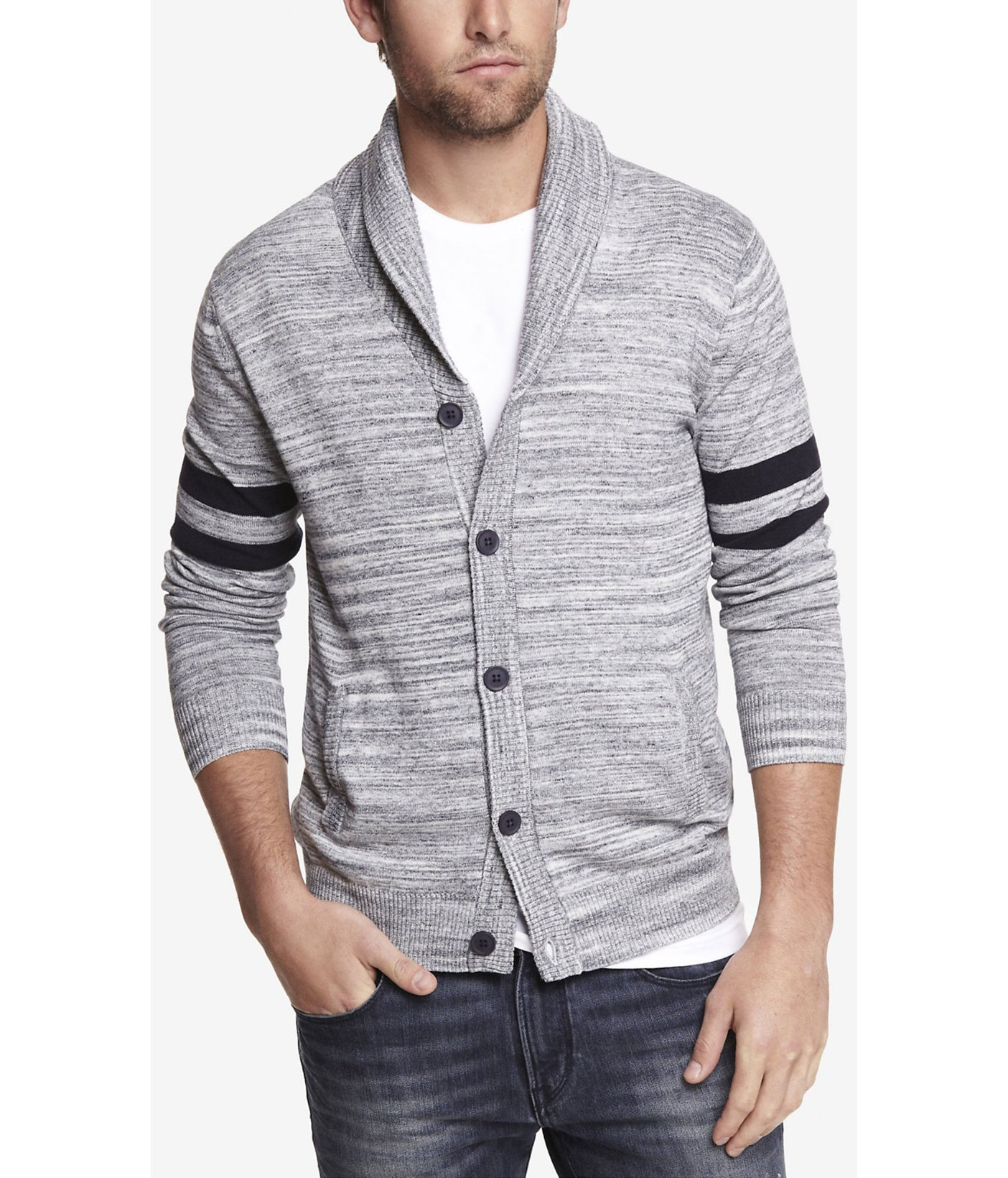 express mens cardigan