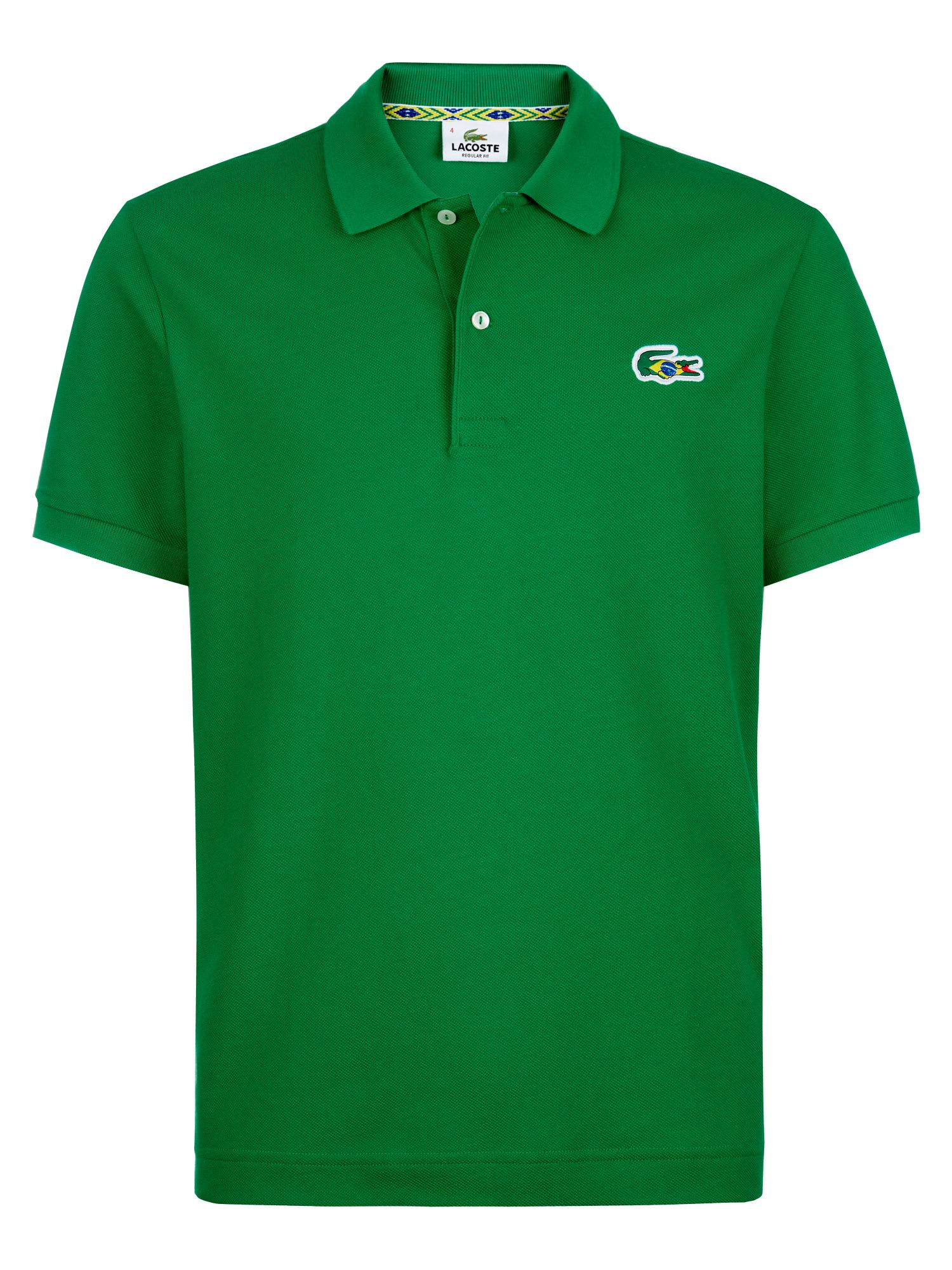 Lacoste Brazil Themed Polo Shirt in Green for Men Lyst