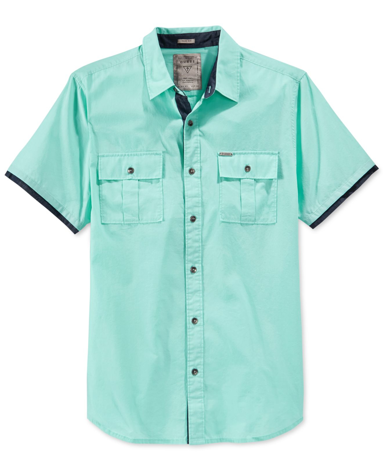 guess short sleeve shirt