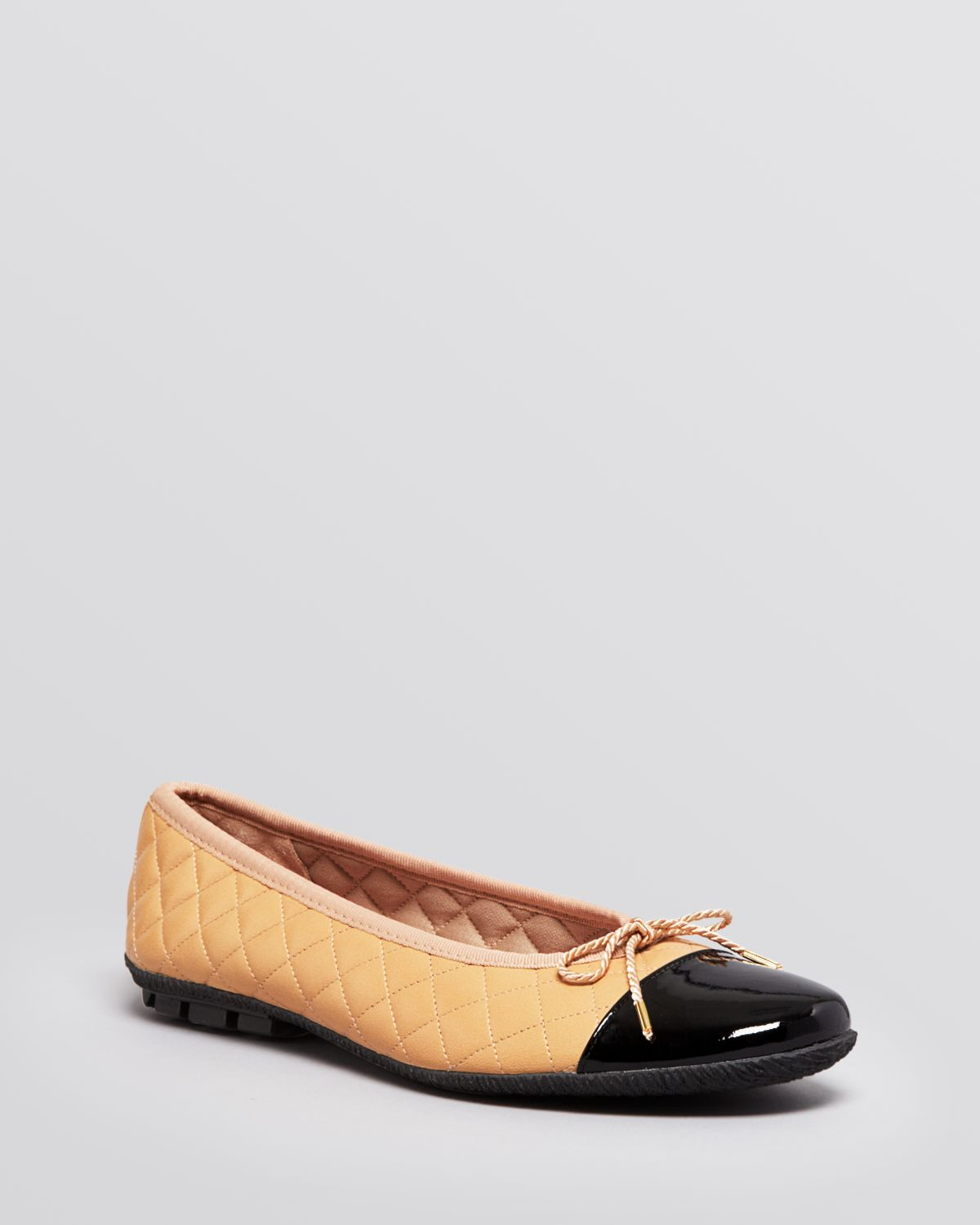 paul mayer cozy quilted ballet flats