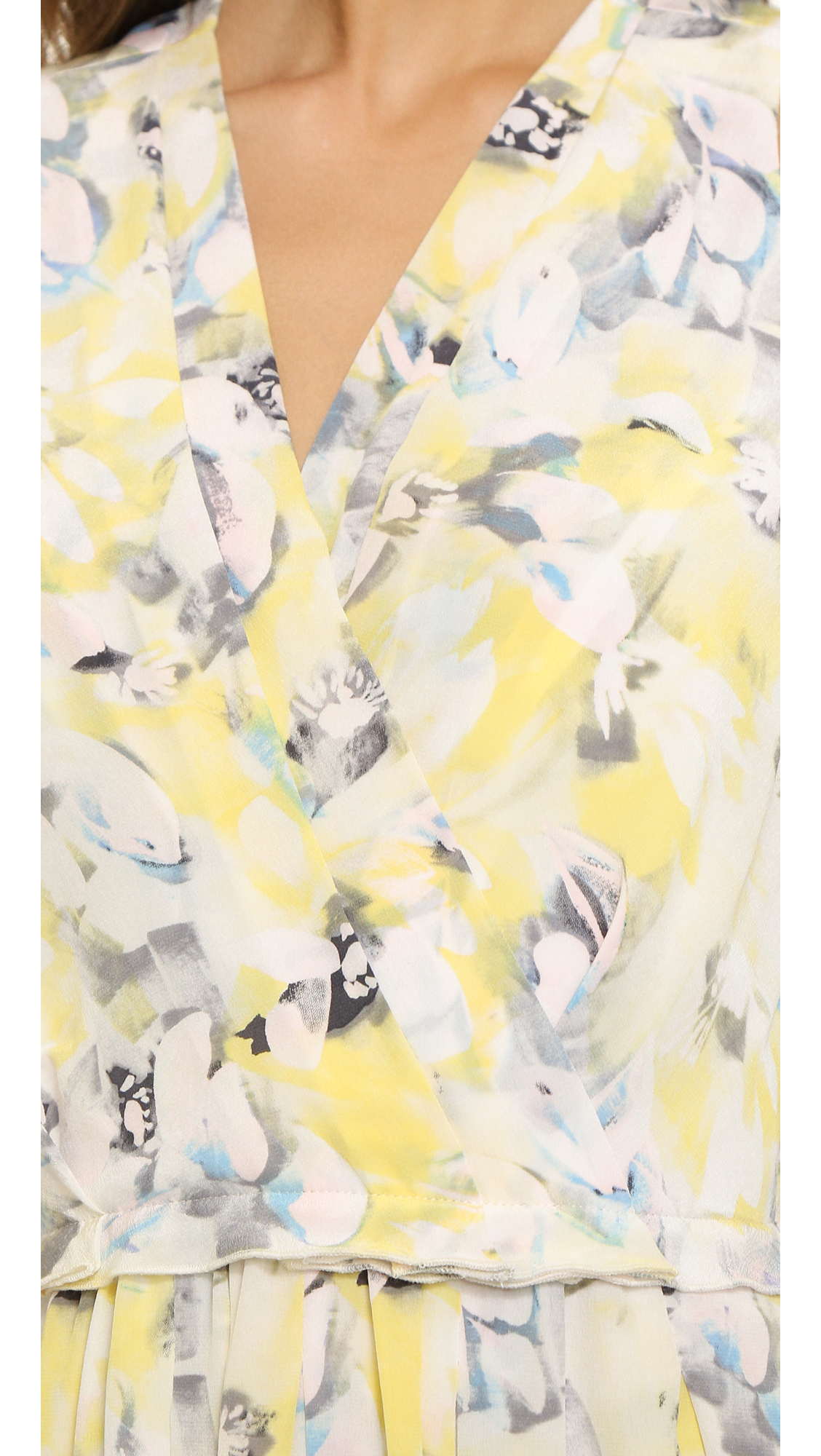 rebecca taylor yellow dress