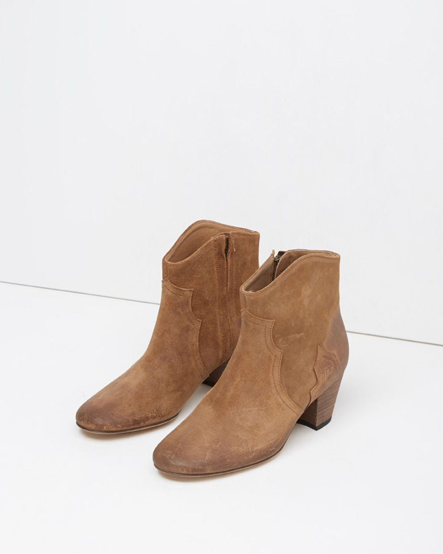 dicker boots marant dicker boot in brown distressed camel lyst dicker boots marant dicker boot in brown distressed camel lyst