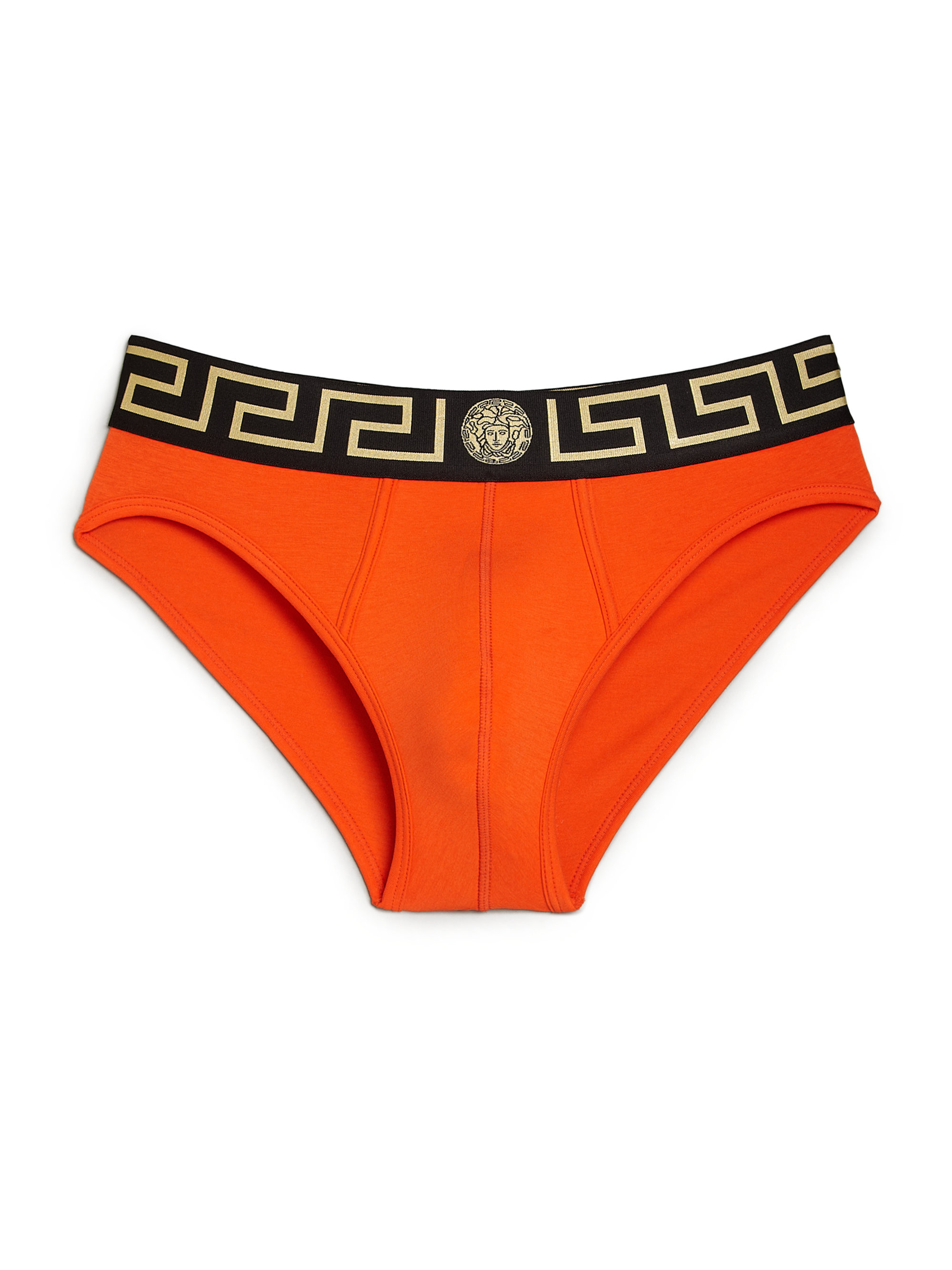 Versace Banded Low-rise Briefs in Red for Men | Lyst