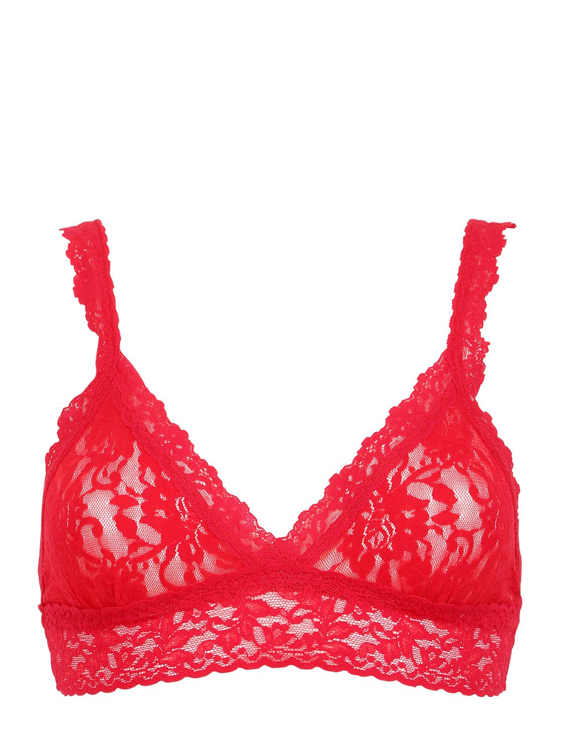 Lyst - Hanky Panky Soft Lace Bra in Red - Save 24%