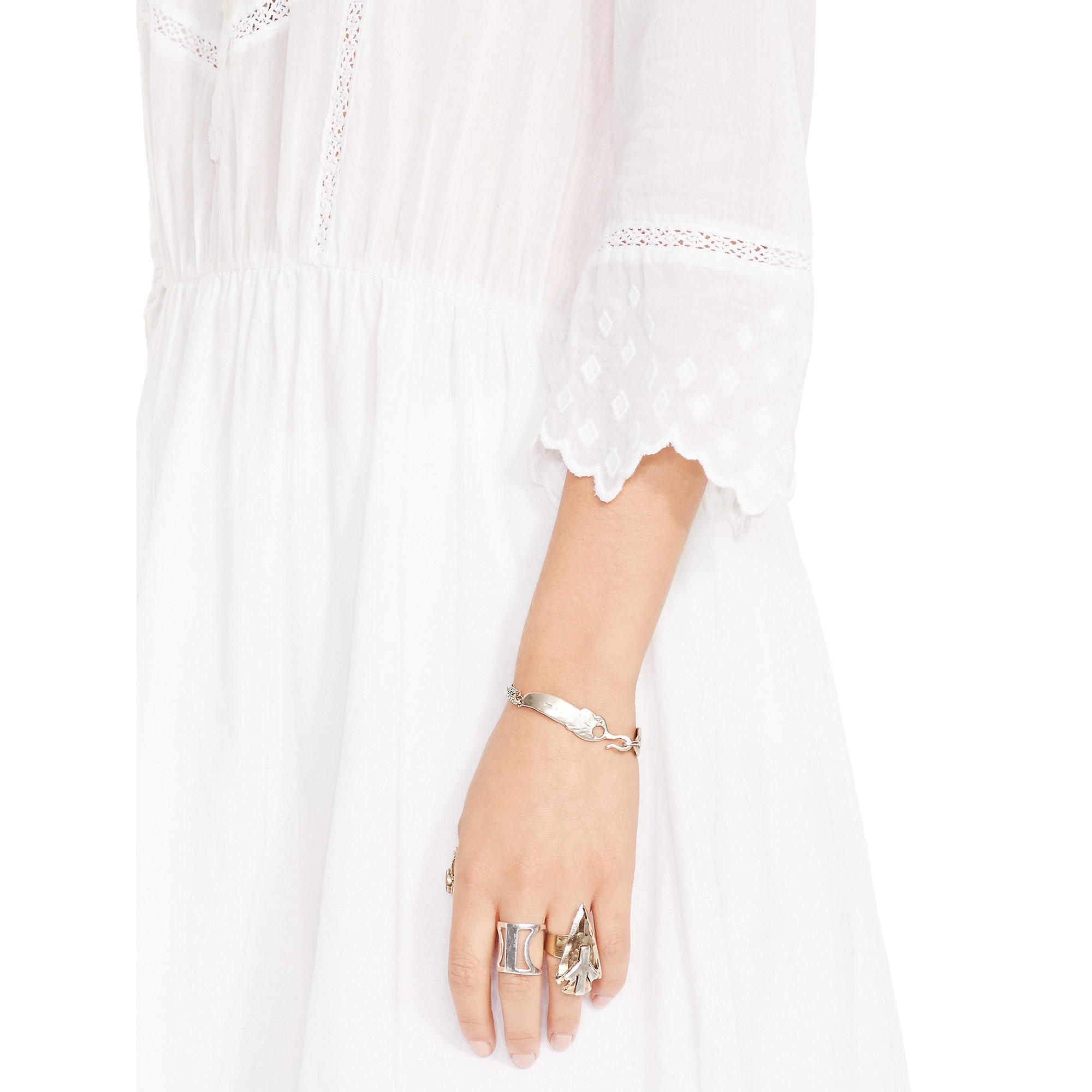 ralph lauren cotton voile midi dress