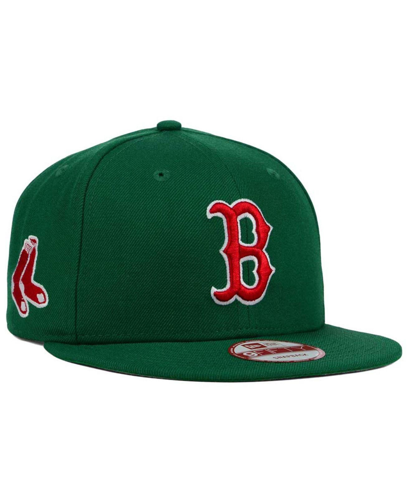 dark green boston red sox hat