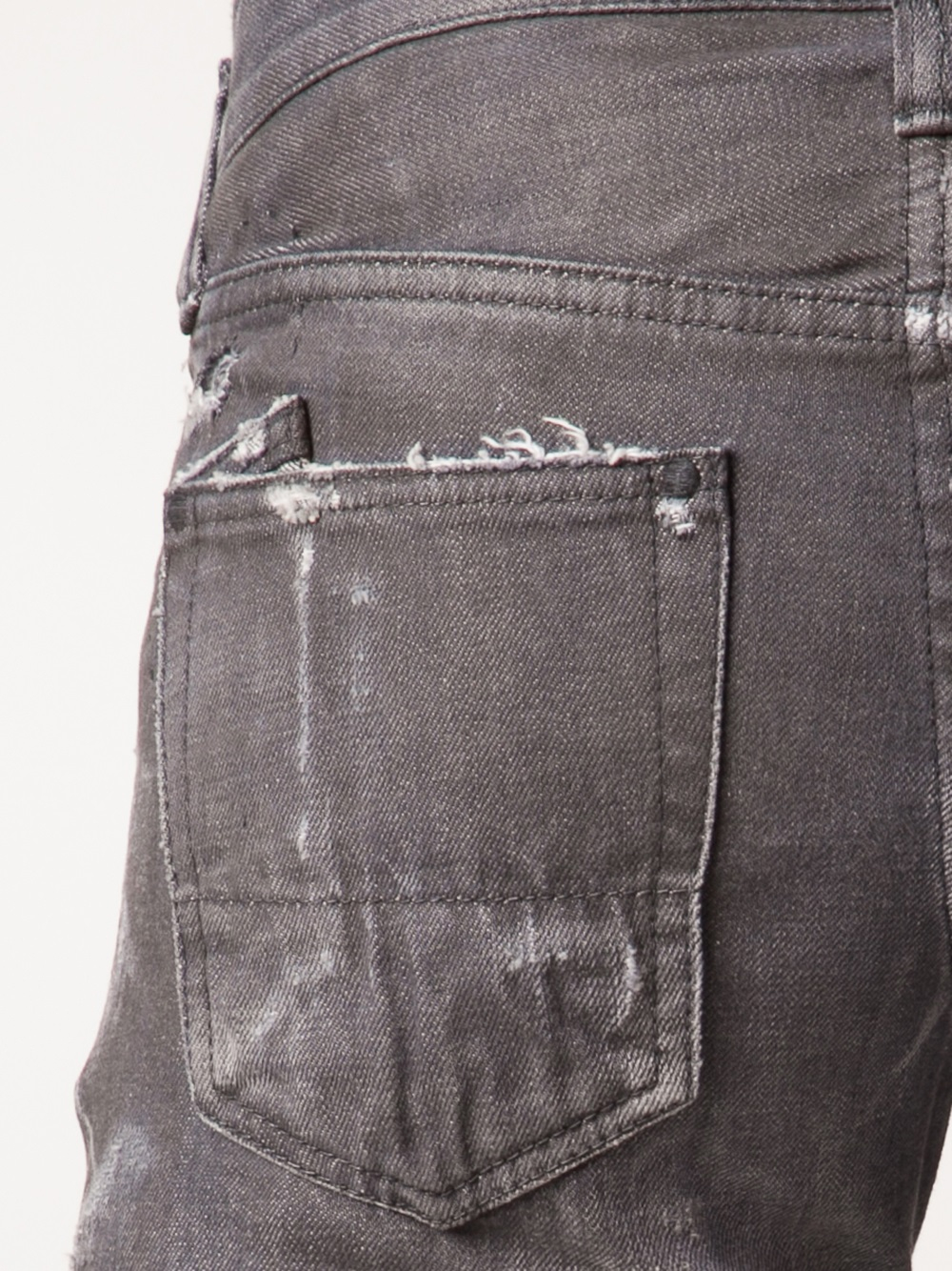 damaged jeans from the 90s