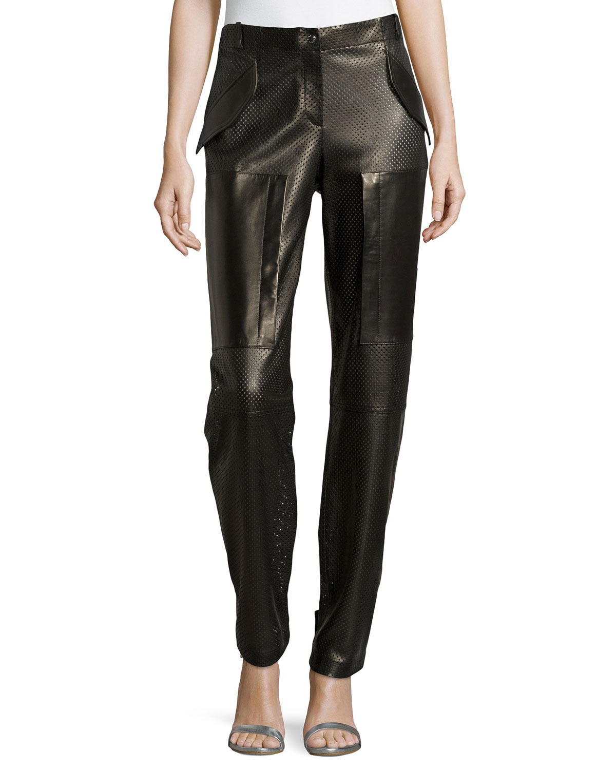track v2 leather pants