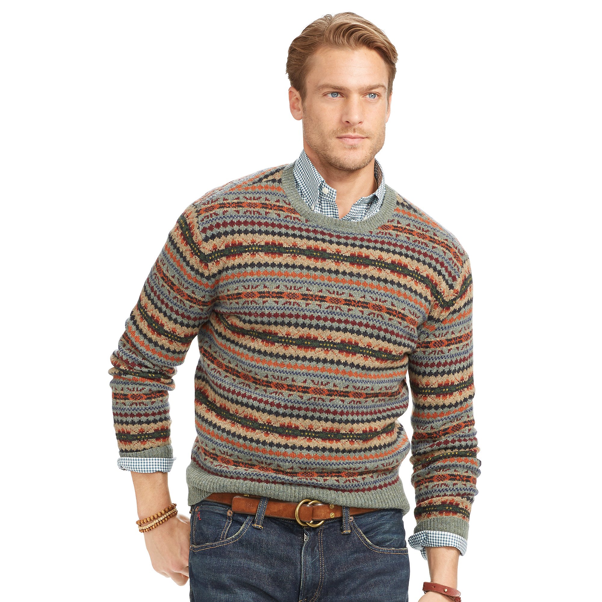 Polo Ralph Lauren Fair Isle Merino Wool Sweater for Men | Lyst