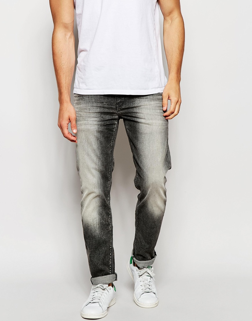 pepe jeans grey slim jeans