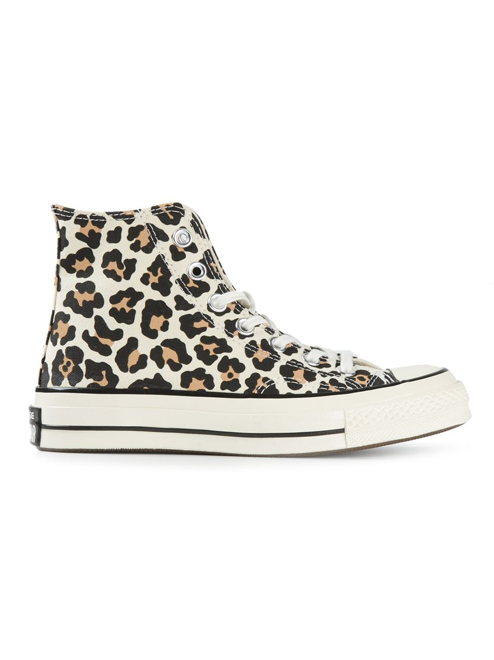 Converse 'Chuck Taylor' Leopard Print Sneakers in Brown - Lyst