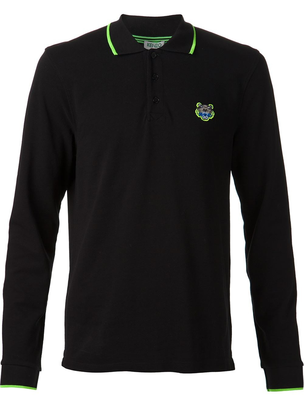 KENZO Polo Shirt in Black for Men Lyst